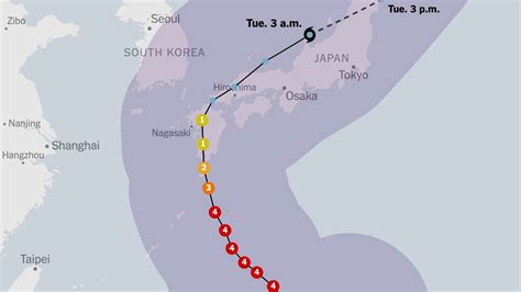 typhoon japan today tracker map|Map: Tracking Tracking Typhoon Nanmadol .